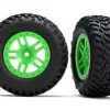 Traxxas Traxxas Tires & Wheels, Assembled, Glued (SCT Split-Spoke