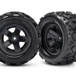 Traxxas Traxxas Tires & Wheels, Assembled, Glued (Teton 5-spoke Wh