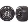 Traxxas Traxxas Tires & Wheels, Assembled, Glued (Weld Black Chrom