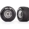 Traxxas Traxxas Tires & Wheels, Assembled, Glued (Weld Chrome With