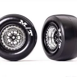 Traxxas Traxxas Tires & Wheels, Assembled, Glued (Weld Chrome With