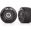Traxxas Traxxas Tires & Wheels, Assembled, Glued (Weld Satin Black
