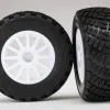 Traxxas Traxxas Tires & Wheels, Assembled, Glued (white Wheels, Gr