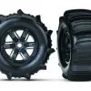 Traxxas Traxxas Tires & Wheels, Assembled, Glued (X-Maxx Black Whe
