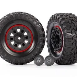 Traxxas Traxxas Tires And Wheels, Assembled, Glued (2.2' Black Mer