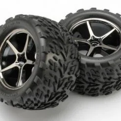 Traxxas Traxxas Tires And Wheels, Assembled, Glued (Gemini Black C