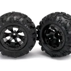 Traxxas Traxxas Tires And Wheels, Assembled, Glued (Geode Black, B