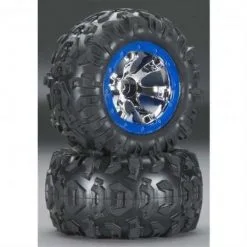Traxxas Traxxas Tires And Wheels, Assembled, Glued (Geode Chrome,