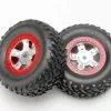 Traxxas Traxxas Tires And Wheels, Assembled, Glued (SCT Satin Chro