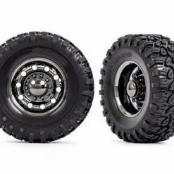 Traxxas Traxxas Tires And Wheels, Assembled, Glued (TRX-6 Big Rig