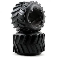 Traxxas Traxxas Tires, Maxx Chevron 3.8' (2) (fits Revo /T-Maxx