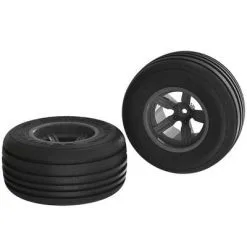 Arrma Arrma AR550040 Dirt Runner ST Fr Tire Set Glued Blk (2)
