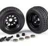 Traxxas Traxxas Trailer Wheels (2)/ Tires (2)/ Mounting Hardware