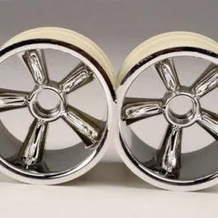 Traxxas Traxxas TRX Pro-Star Chrome Wheels (2) (front) (for 2.2' T