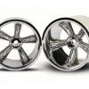 Traxxas Traxxas TRX Pro-Star Chrome Wheels (2) (rear) (for 2.2'' T