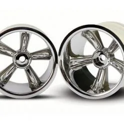 Traxxas Traxxas TRX Pro-Star Chrome Wheels (2) (rear) (for 2.2'' T