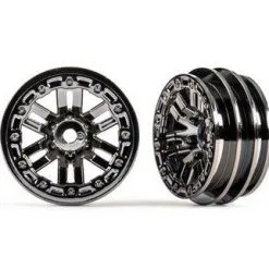 Traxxas Traxxas Wheels, 1.0' (black Chrome) (2)