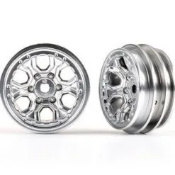 Traxxas Traxxas Wheels, 1.0' (satin Chrome) (2)
