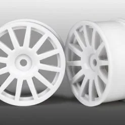 Traxxas Traxxas Wheels, 12-spoke (white) (2)