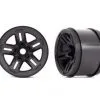 Traxxas Traxxas Wheels, 3.8' (black) (2) (17mm Splined)