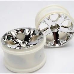 Traxxas Traxxas Wheels, All-Star 2.8" (Chrome) (Nitro Front) (2)