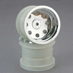 Traxxas Traxxas Wheels, Chrome 2.2' (front) (2)