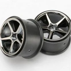 Traxxas Traxxas Wheels, Gemini (black Chrome) (2)