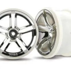 Traxxas Traxxas Wheels, Jato Twin-Spoke 2.8' (chrome) (electric Re