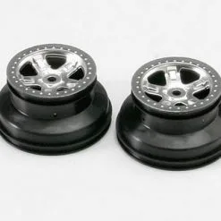 Traxxas Traxxas Wheels, Sct Satin Chrome, Beadlock Style, Dual Pro