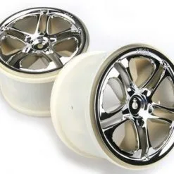 Traxxas Traxxas Wheels, SS (Split-Spoke) 3.8' (chrome) (2) (fits R
