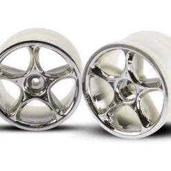 Traxxas Traxxas Wheels, Tracer 2.2'' (chrome) (2) (Bandit Rear)