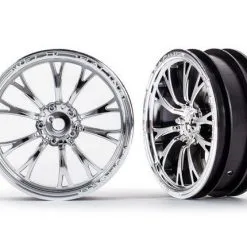 Traxxas Traxxas Wheels, Weld Chrome (front) (2)
