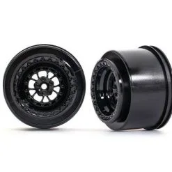 Traxxas Traxxas Wheels, Weld Gloss Black (rear) (2)