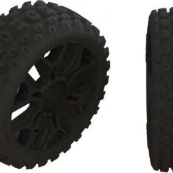 Arrma Arrma AR550057 2HO Tire Set Glued Black (2)