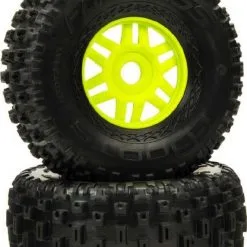 Arrma Arrma DBoots 'Fortress' Tyre Set Glued Green (Pair)