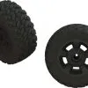Arrma Arrma DBoots 'Ragnarok Mt' Tire Set Glued Black (2)