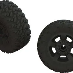 Arrma Arrma DBoots 'Ragnarok Mt' Tire Set Glued Black (2)