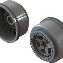 Arrma Arrma SC 2.2"/3.0" Wheel 14mm Hex Gun Metal (2)