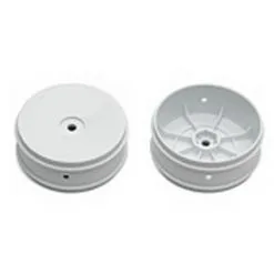 Associated Associated 12mm Hex 61mm 2WD Front Buggy Wheels (2) (White)