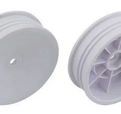 Associated Associated 2WD Slim Front Wheels, 2.2", 12mm Hex, White
