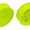Associated Associated 2WD Slim Front Wheels, 2.2", 12mm Hex, Yellow