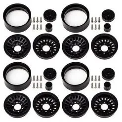 Associated Associated Enduro Urbine Wheels, 1.55", Black