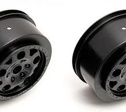 Associated Associated KMC Short Course Wheels (Black) (2) (SC10 Front) (