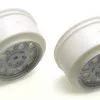 Associated Associated KMC Short Course Wheels (Silver) (2) (SC10 Rear) (