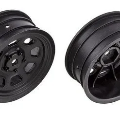 Associated Associated SR10 Front Wheels, Black