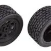 Associated Associated SR10 Rear Wheels With Street Stock Tires, Mounted