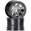 Axial Axial AX08137 2.2 Rebel Wheels 41mm Wide Chrm/Blk (2)