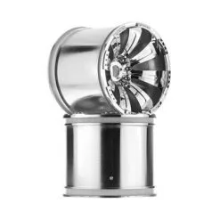 Axial Axial AX8009 8-Spoke Oversize Wheel Chrome (2)