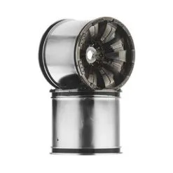 Axial Axial AX8012 8-Spoke Oversize Wheel Black Chrome (2)