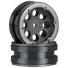 Axial Axial AX8087 8-Hole 1.9 Beadlock Wheel Black (2)